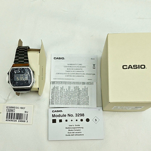 Casio a168wegg 1bef digital - a168wegg-1bef,