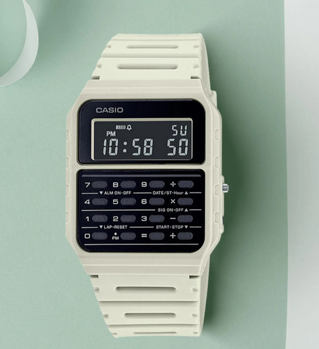 Casio 53wf white - ca-53wf-8b,