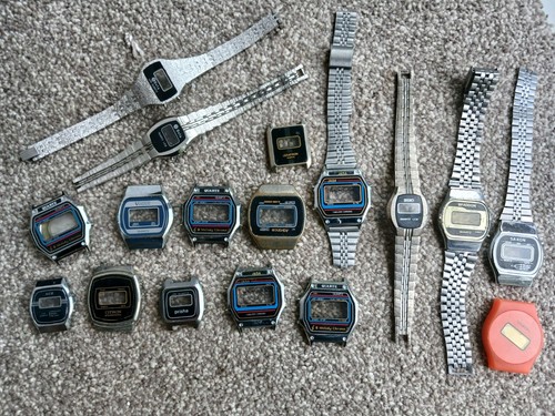 Vintage digital watch cases - digital,