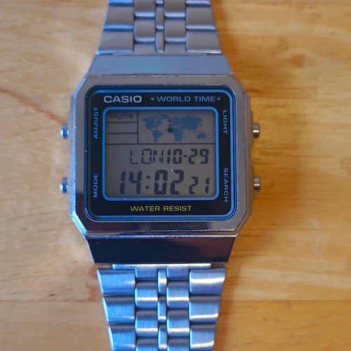 Original casio world time - original,