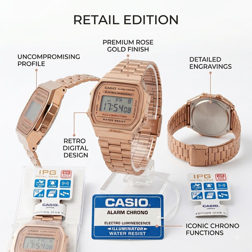 Casio a168 rose - casio,