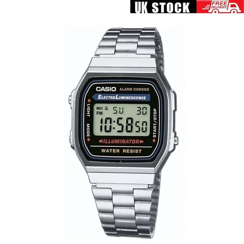 Casio silver a168 digital - casio,
