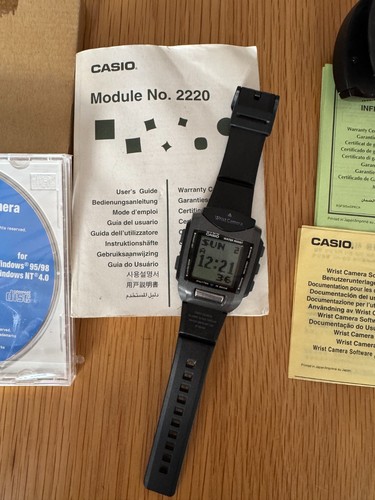 Casio wrist camera - wrist, wqv-1