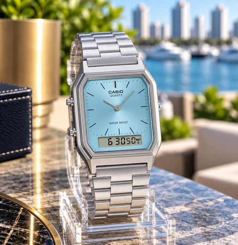 Casio vintage 230a 2a1mqydf - casio, aq-230a-2a1mqydf