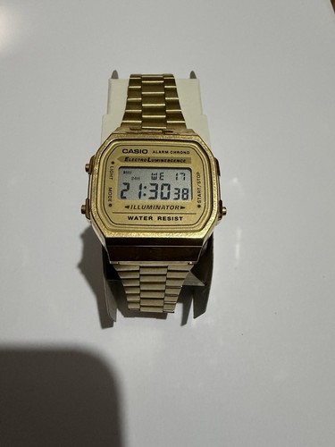 Casio a168wg gold digital - casio,