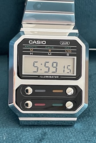 Casio a100we vintage silver - casio,