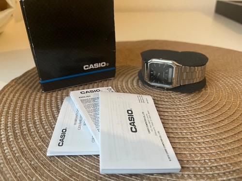 Casio vintage silver resin - casio,