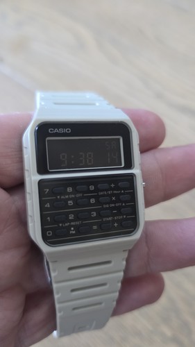 Casio off white calculator - casio,