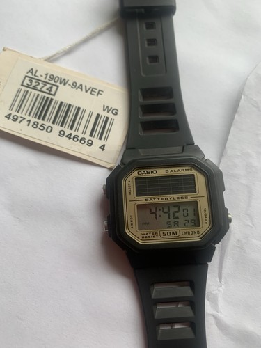 Casio 190w vintage solar - casio,