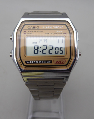 Vintage casio silver gold - (m),