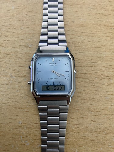 Casio 230a 2a1mqydf watch - aq-230a-2a1mqydf,