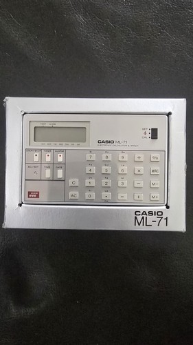 Vinatge casio calculator - vinatge, ml-71