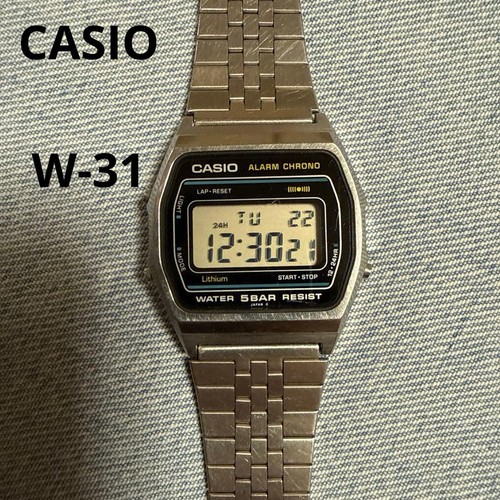 80s casio vintage digital - w-31,
