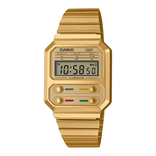 Casio vintage digital - vintage, gold